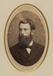 221409 Portret van J.W. Moll, geboren 1851, directeur van de Rijks H.B.S. te Utrecht (1885-1890). Borstbeeld van voren, ...